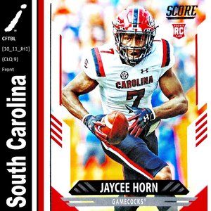South Carolina Gamecocks (Jaycee Horn) - CFTBL [10_11_JH1] - Rookie Card (RC)